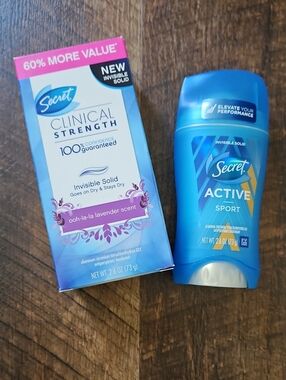Secret Clinical Strength Lavender & Secret Active Sport Bundle